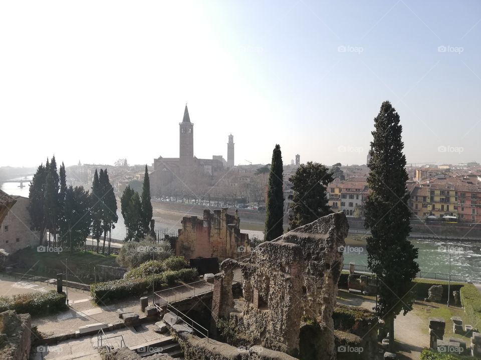 Verona city, Italy