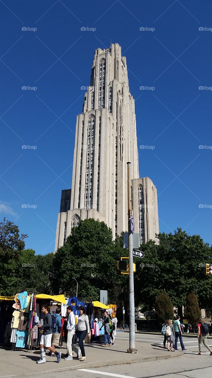 University of Pittsburgh in the sun