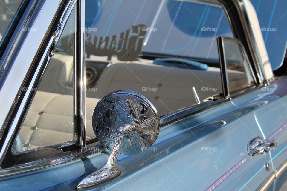 artistic rear view mirror