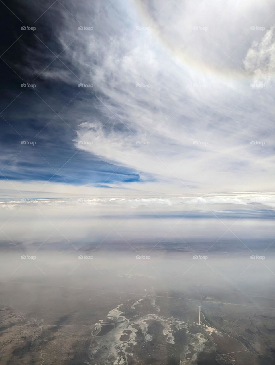 High up in the clouds