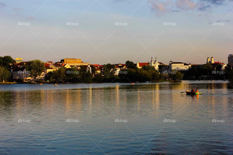 Minsk - the capital of Belarus. Trinity Suburb.