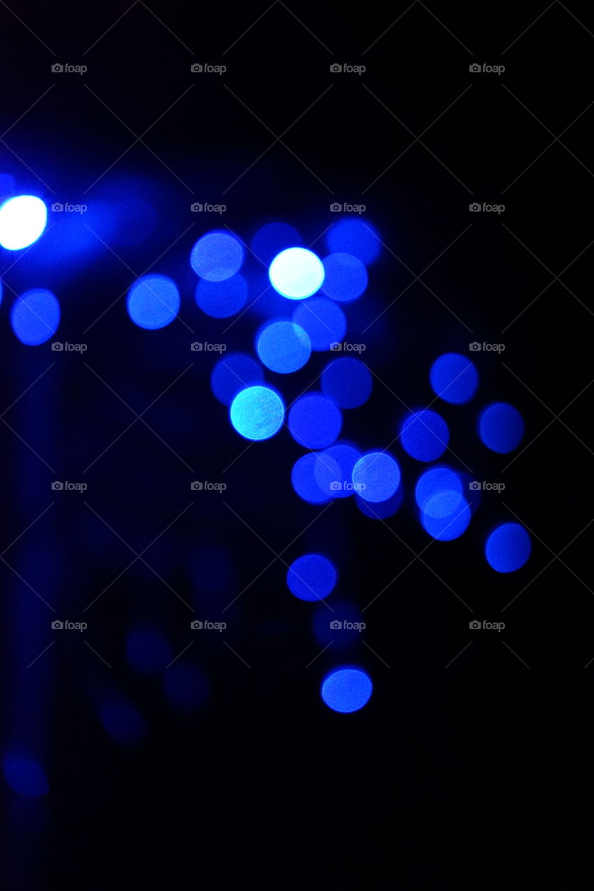 Defocussed image of christmas lights