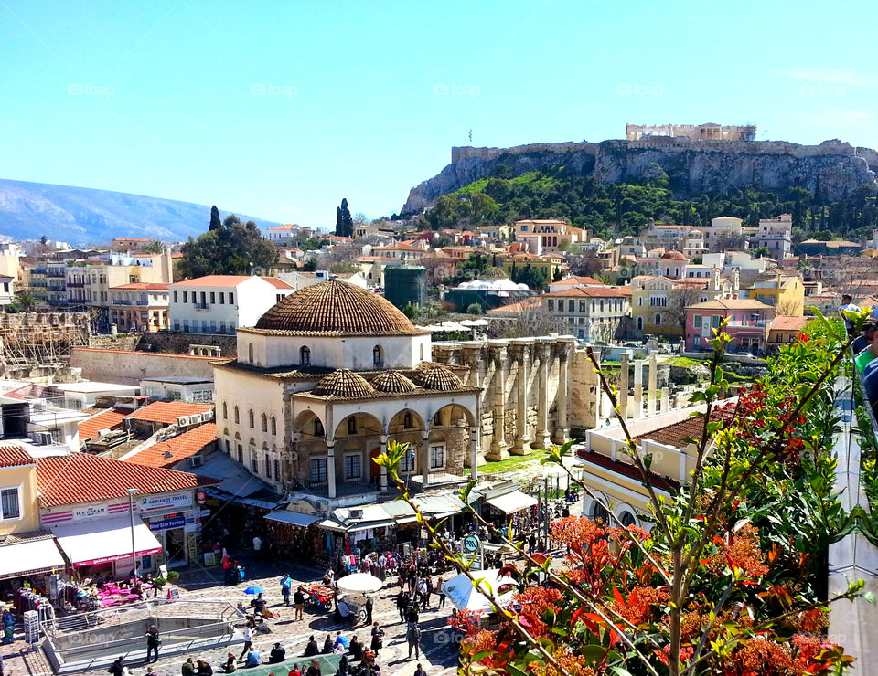 Monastiraki Square. 
○●□°•☆▪ Athens, Greece.