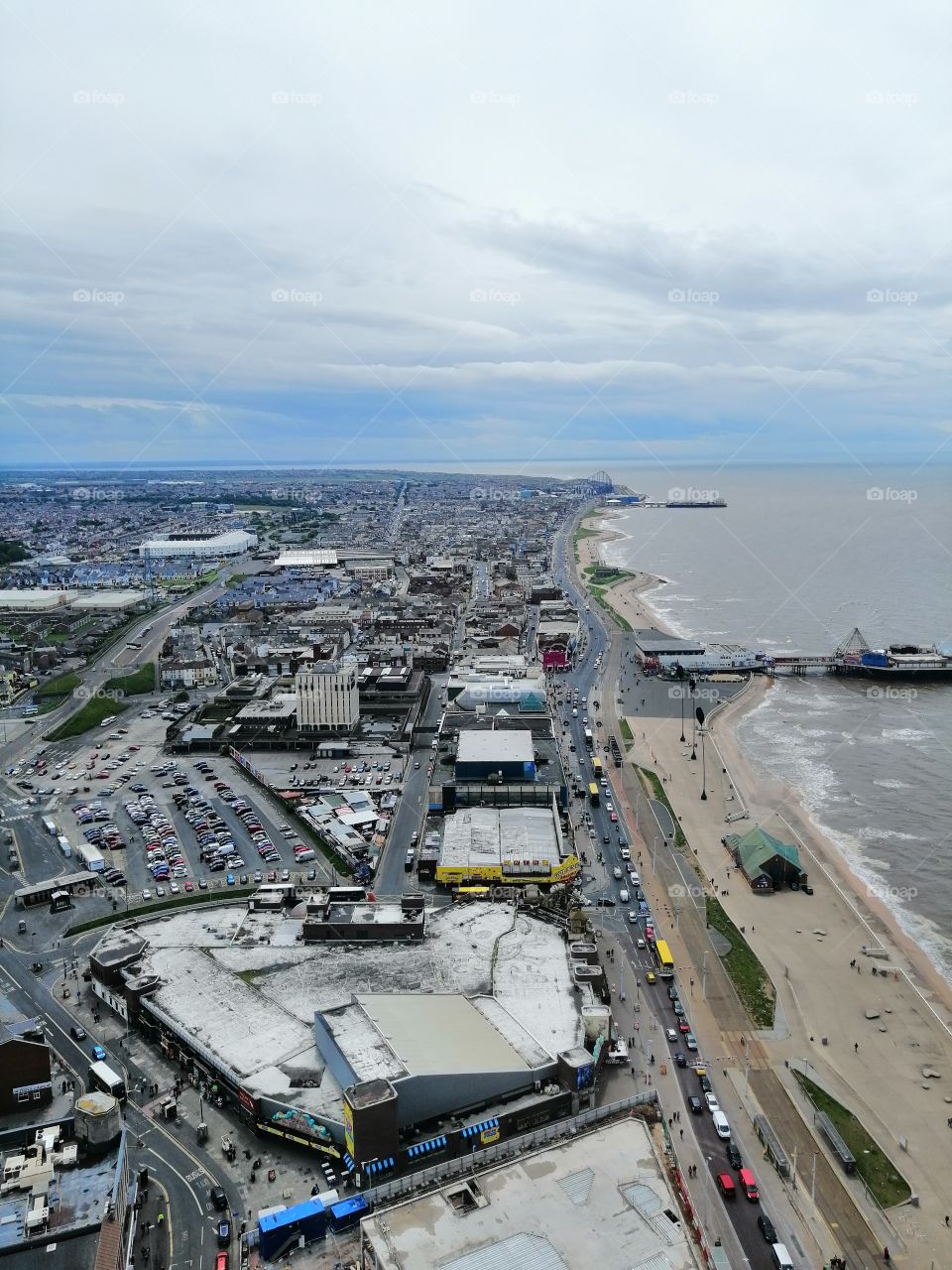 View From Blackpool Tower Lancashire