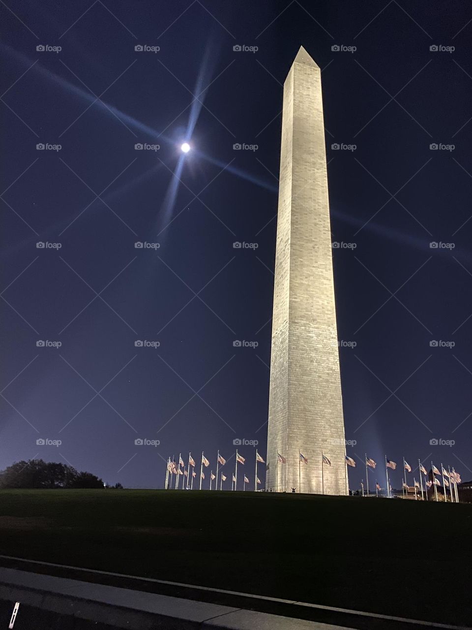 The Washington Monument at Night 