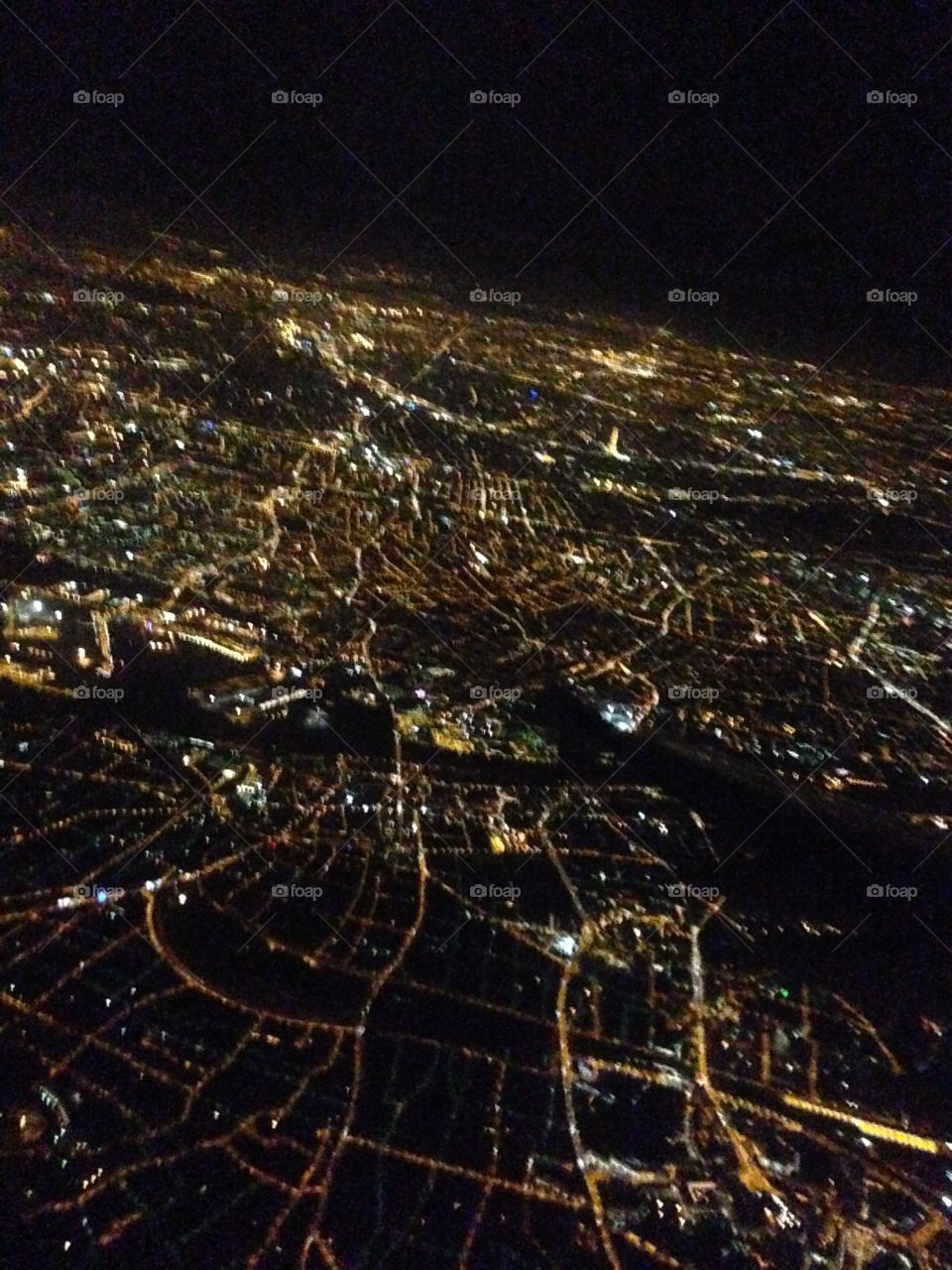 Paris from plane