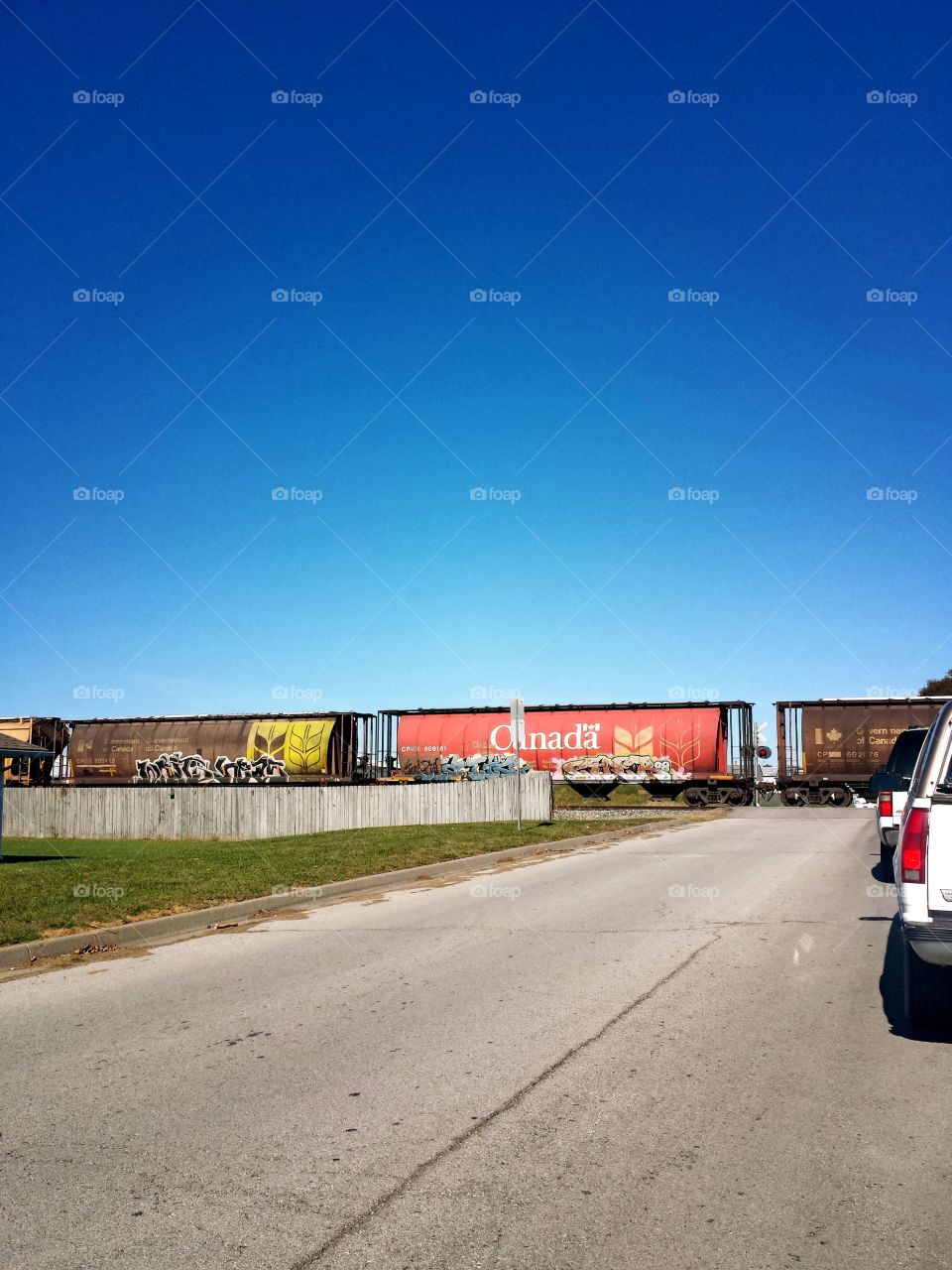 waiting on the train