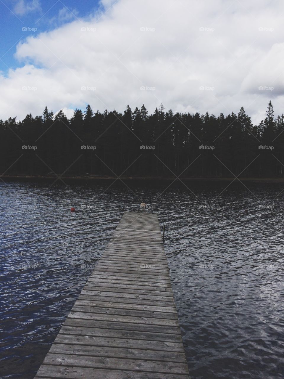 Remote lake in Sweden 