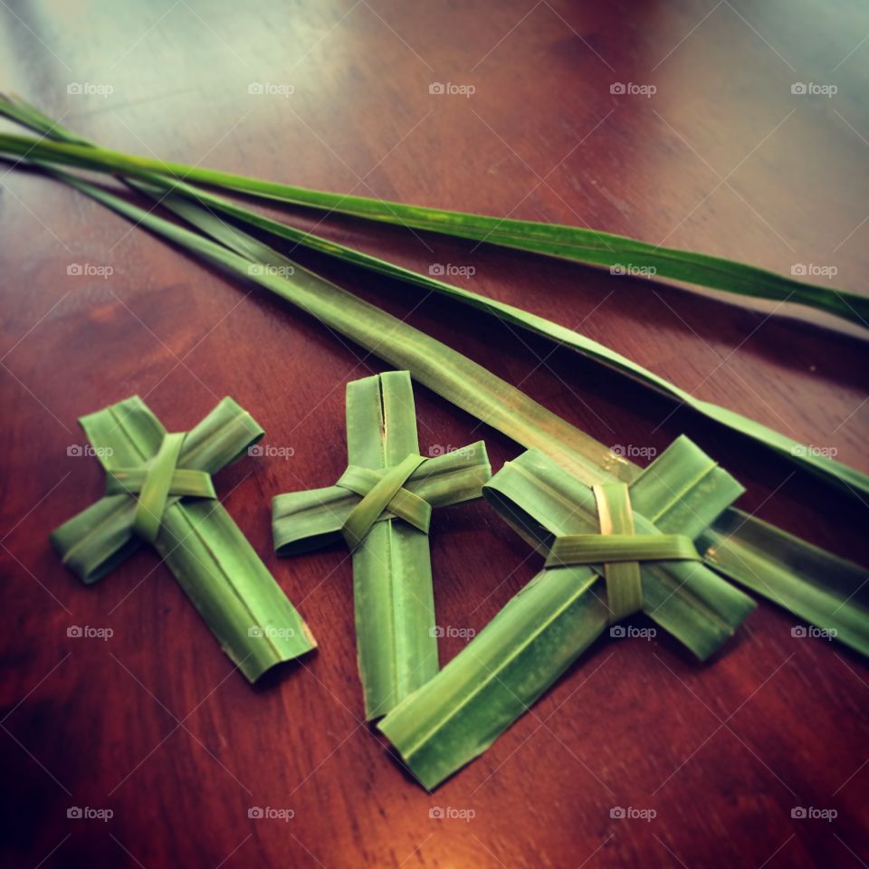 Palm Frond Crosses