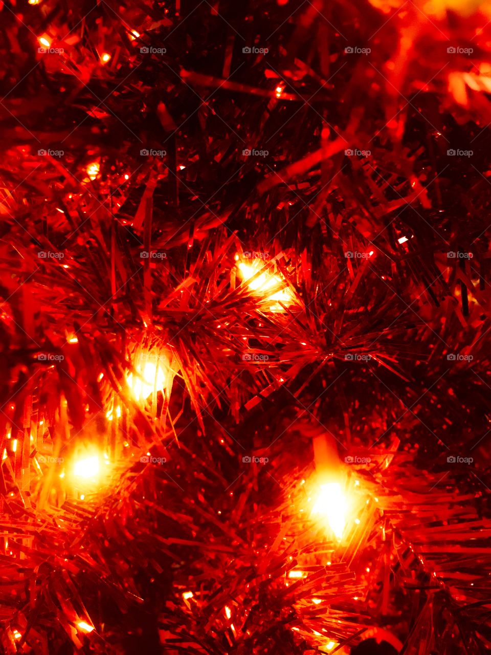 Red tinsel 