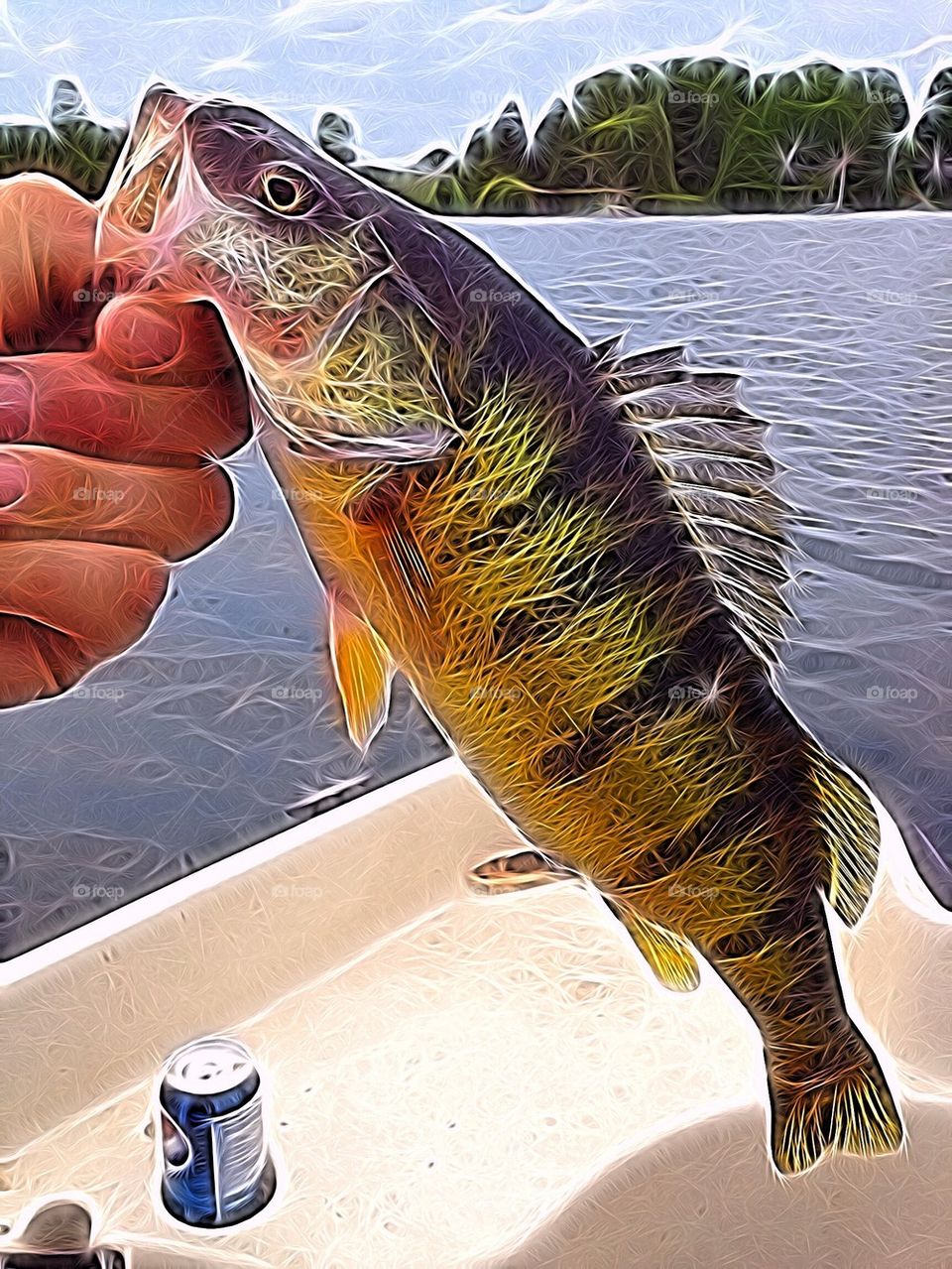 Perch, tangledfx, fishing