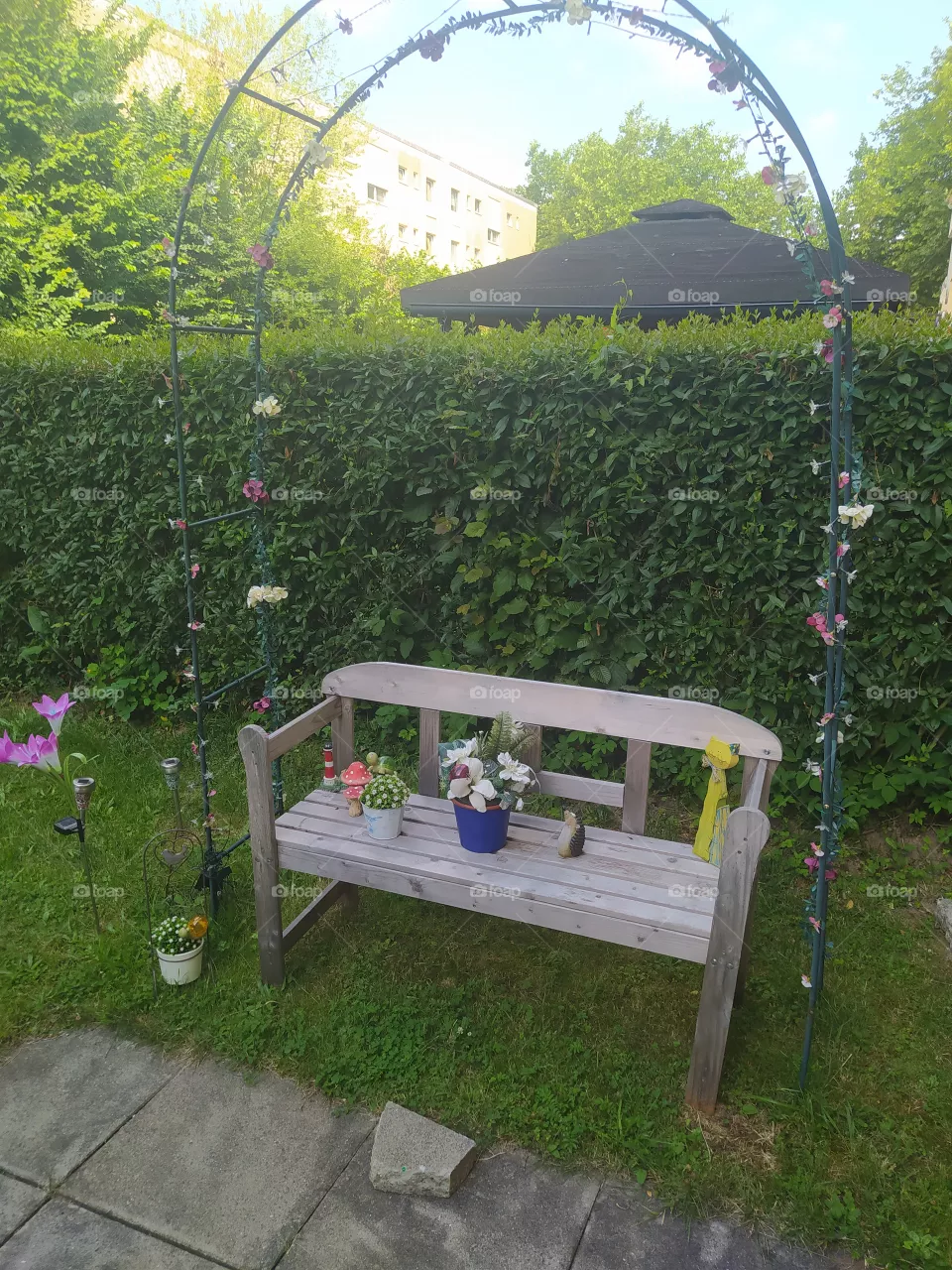Bench in the garden