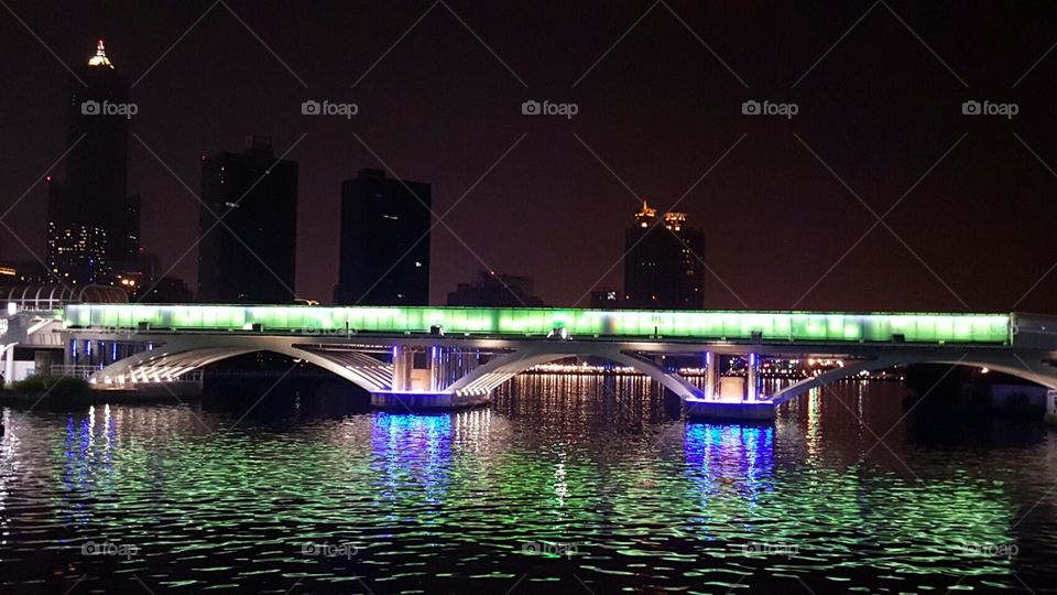 Kaohsiung Bridge is a bridge across the Love River in southern Taiwan