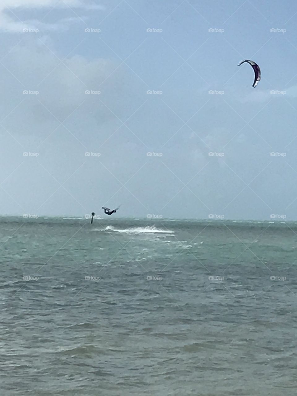 Kiteboarding in Key Largo