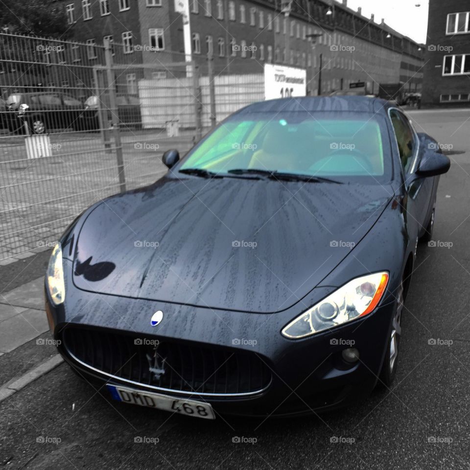 Beast. Maserati Gran Turismo.
Luxury car, Top performance.