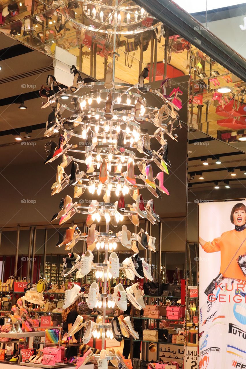 shoes display