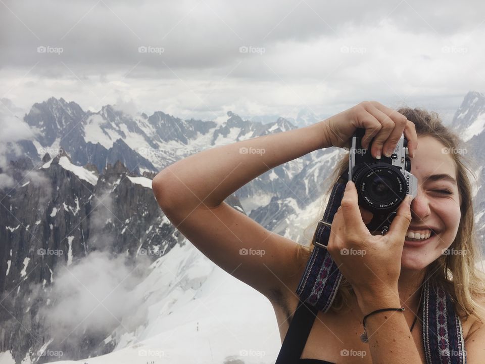 Photography in the mountains 