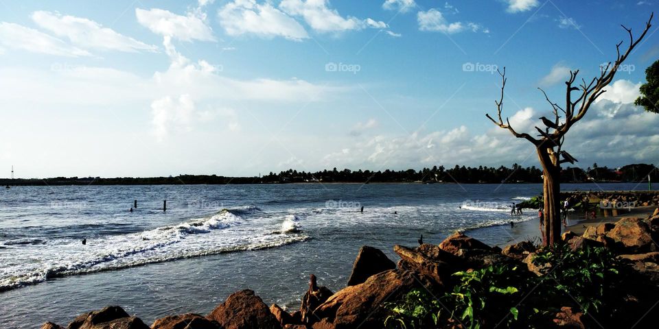 Seaside - Beautiful Sea in the evening