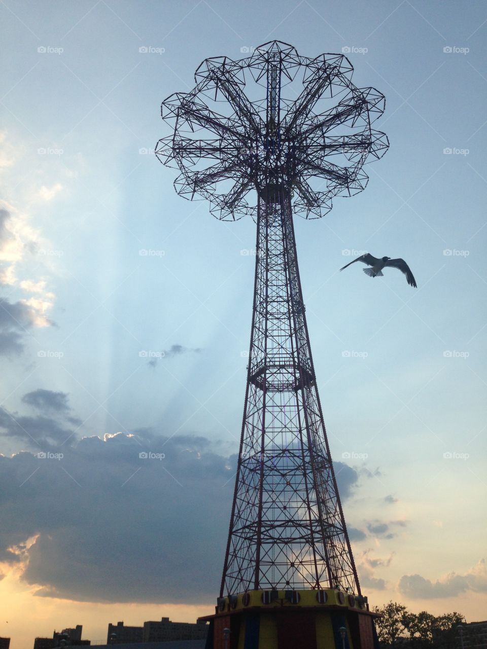 For Daddy. Parachute Jump, Coney Island