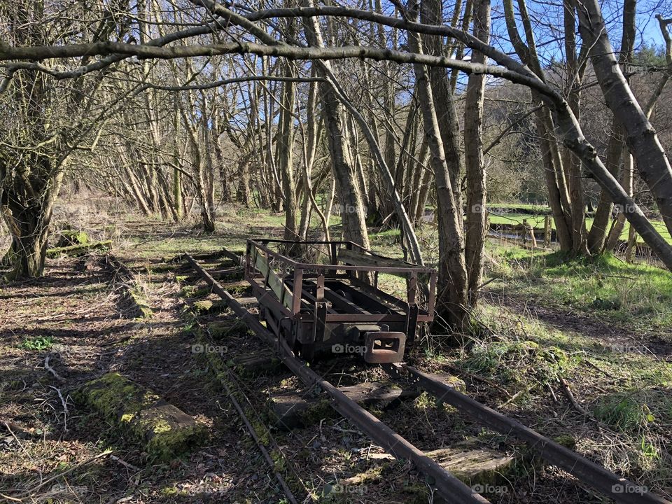 Abandoned railway track 