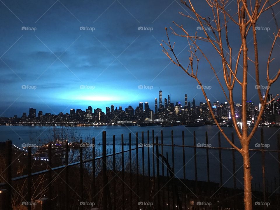 Con Ed Explosion Blue Light