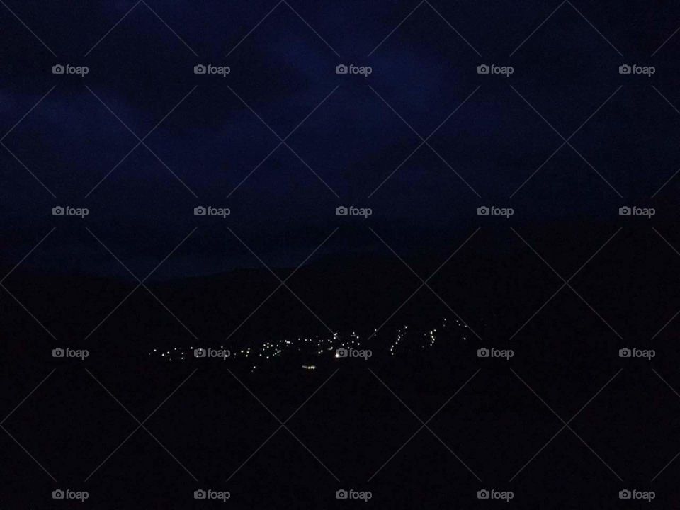 Moon, Dark, No Person, Sky, Dusk