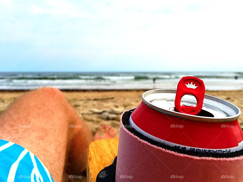Beer on the beach 