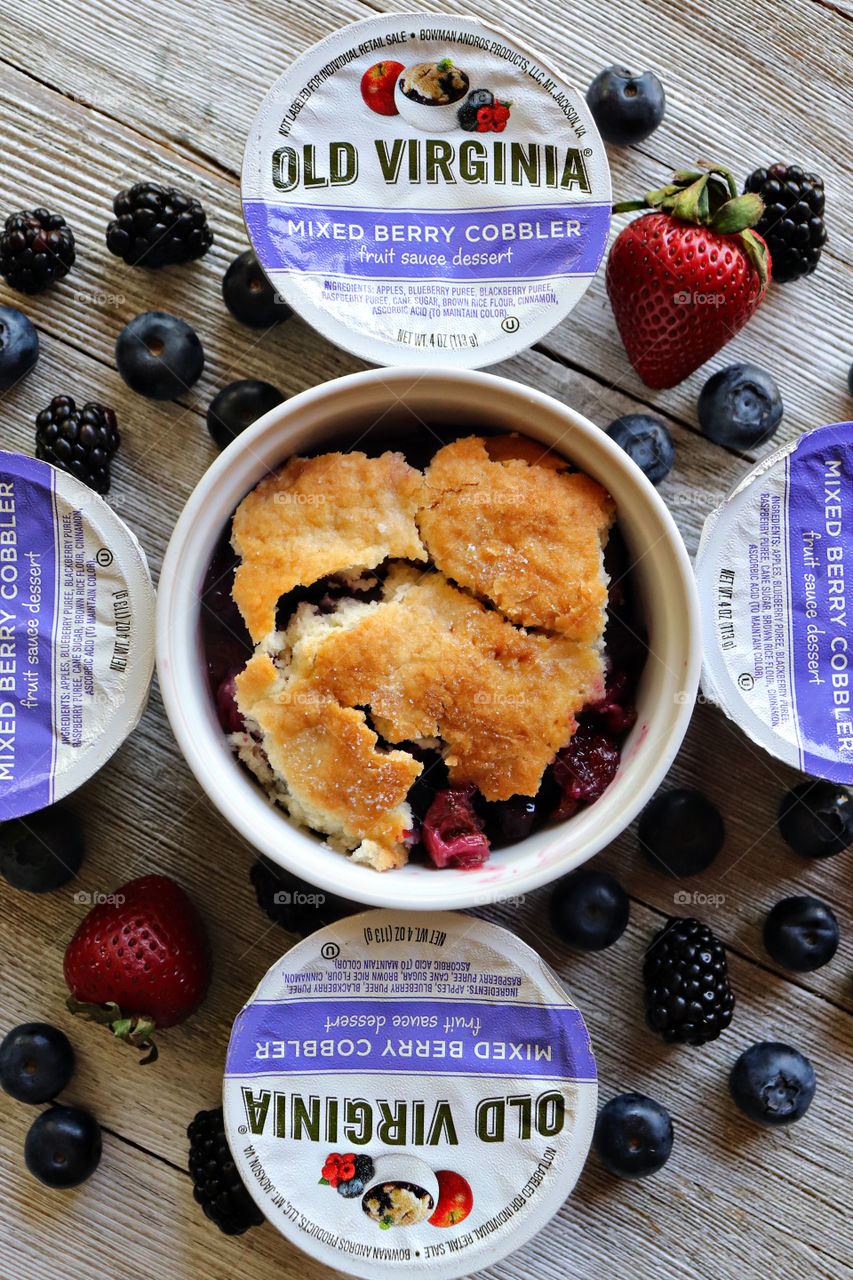 Mixed Berry Cobbler