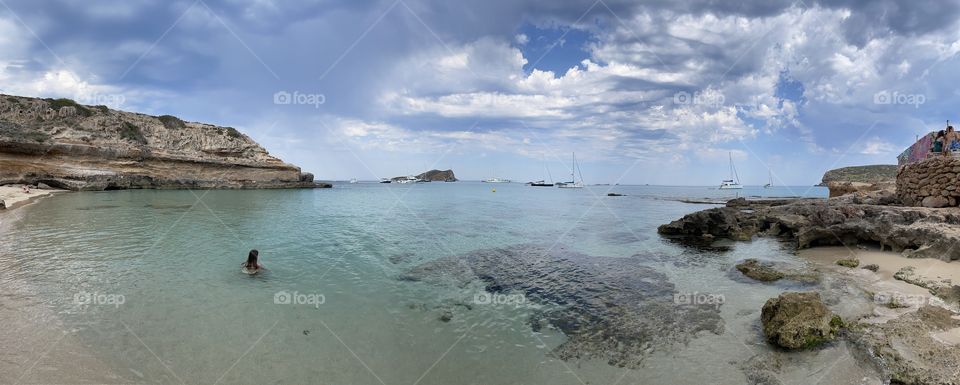 Frolicking in paradise 