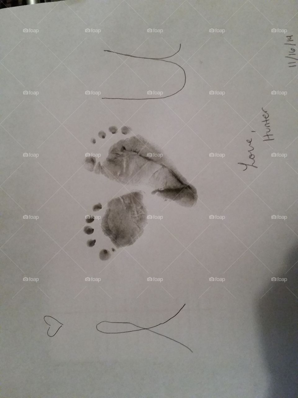 footprint love