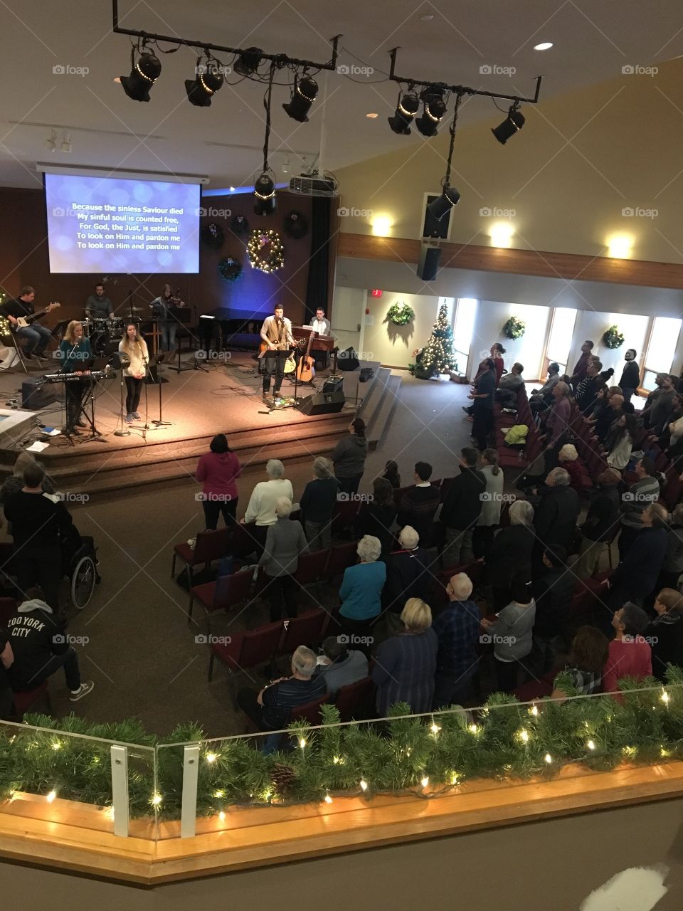 Sunday morning service 