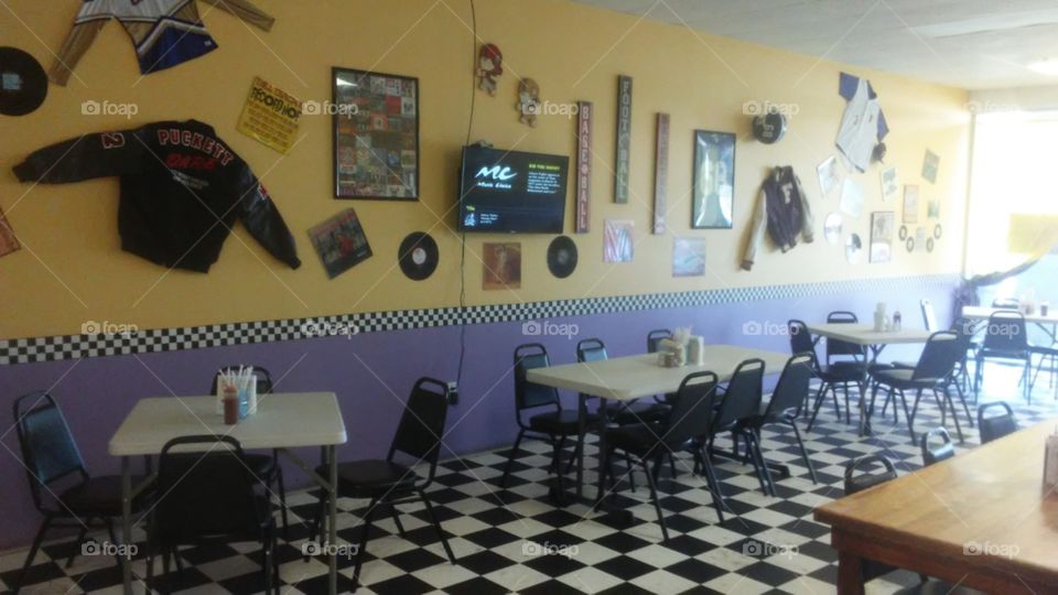 1950s style diner
