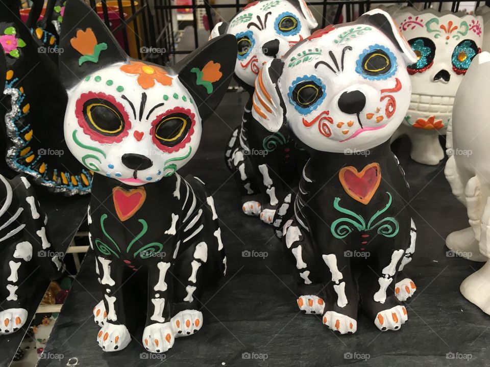 Day of the dead decor at Michael’s 