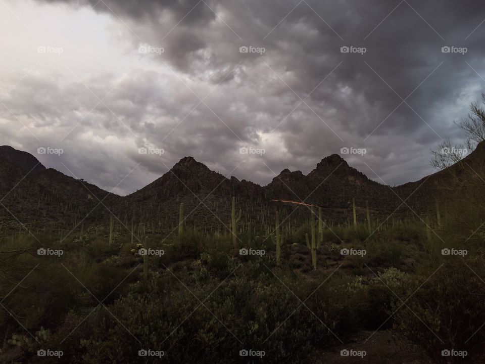 Desert Mountain Landscape 