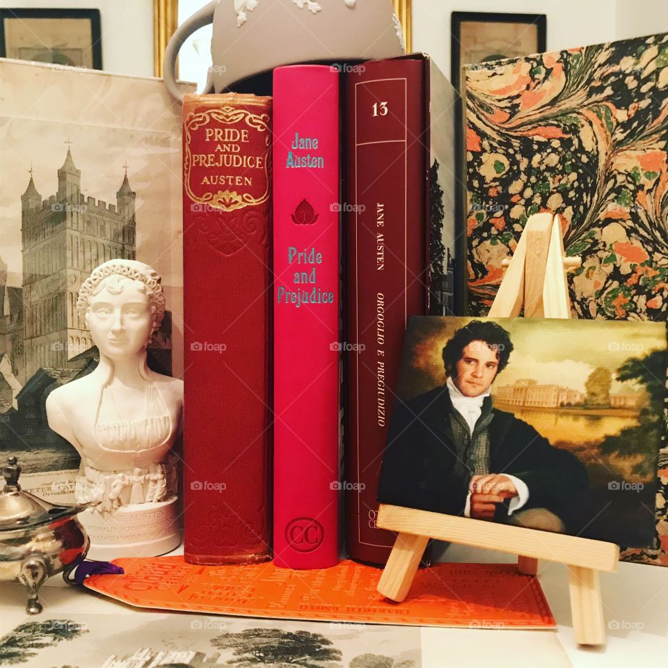 Jane Austen corner for book lovers 