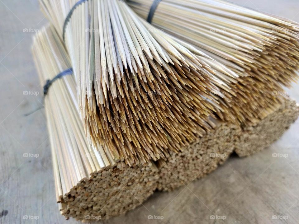 Tusuk Sate. A sharpened bamboo sticks to make satay