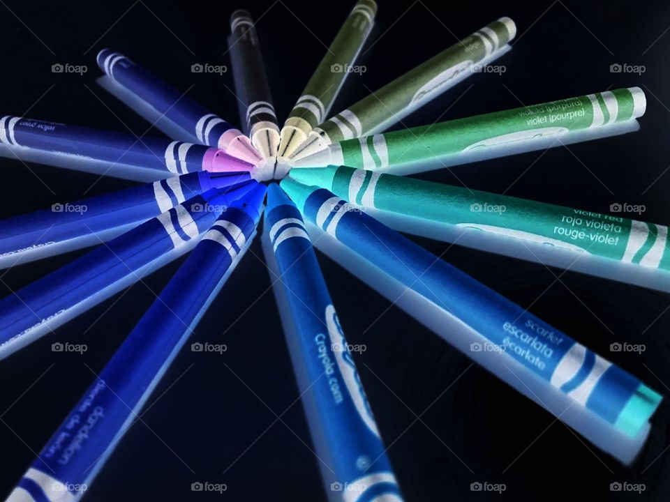 Glow in the dark Crayons