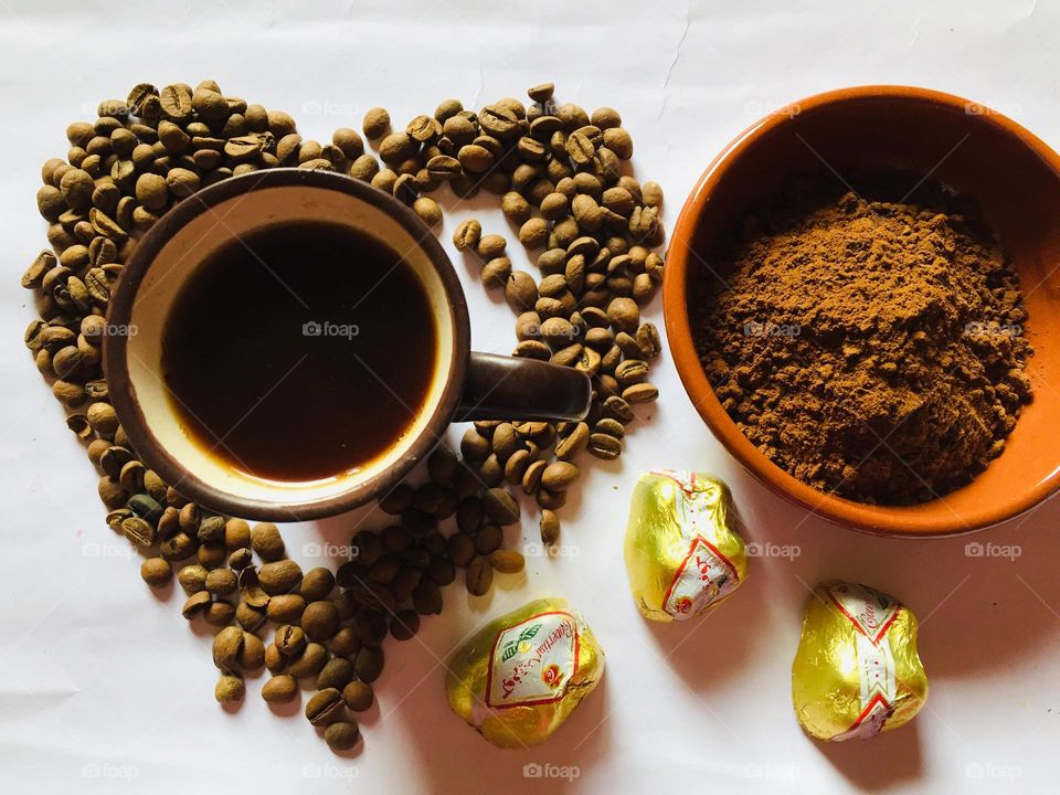 Coffee and coffee beans