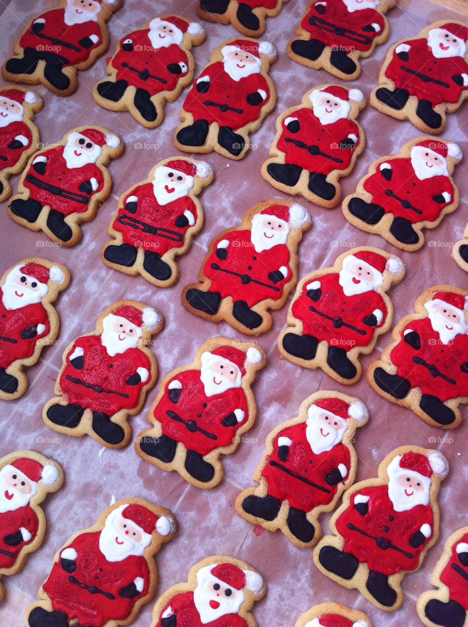 santa biscuits christmas time sugar cookies by anglauderdale