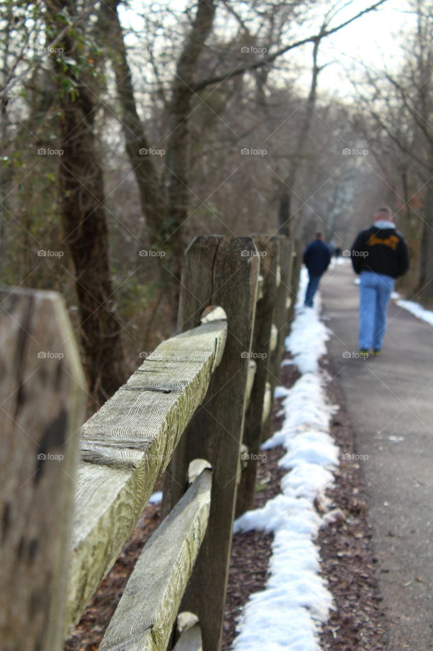 Walk on the trail