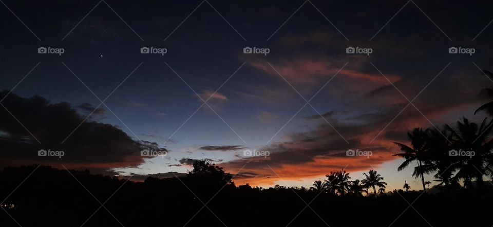 Light gives way to darkness