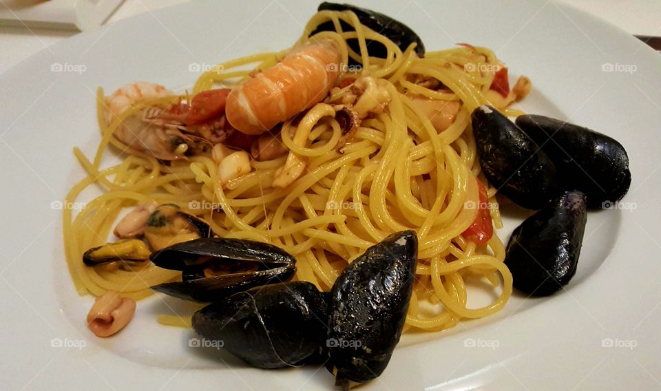 seafod pasta
