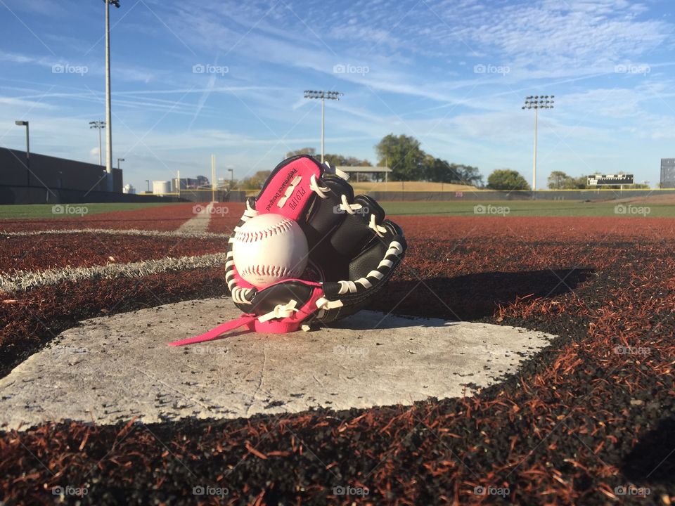 Girls love baseball too! 