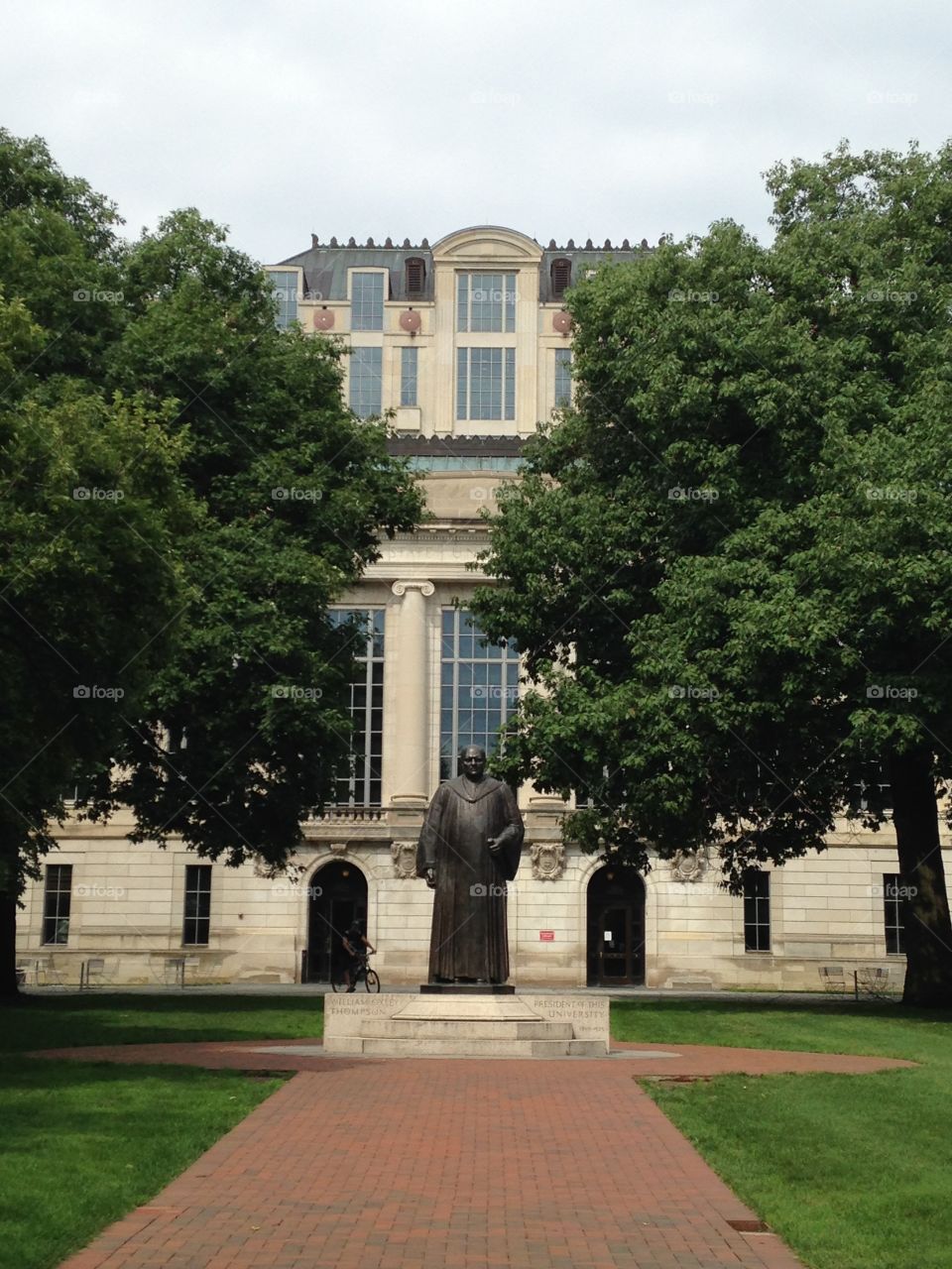 Thompson Statue at The Ohio State University