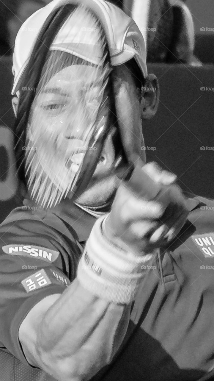 Kei Nishikori ATP Bs As 2017 blanco y negro