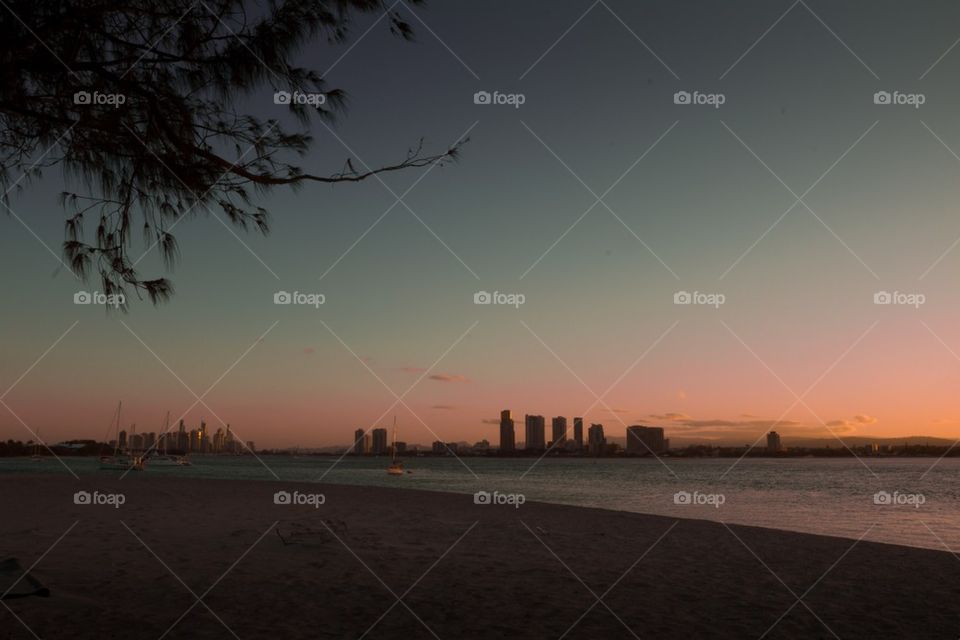 Magic Hour Beach Sunset