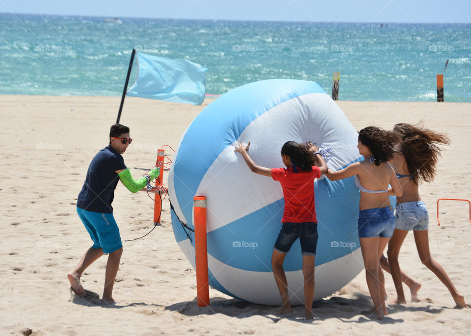 Beach games