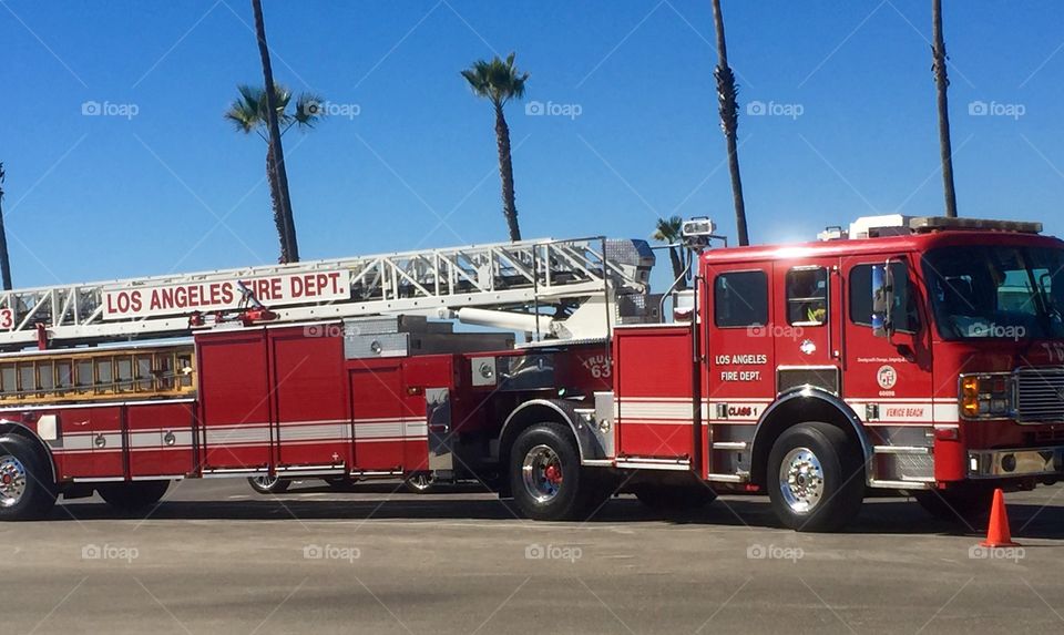 Los Angeles Fire Truck