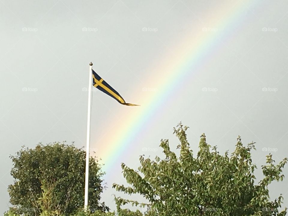 Rainbow over Varberg,Sweden
