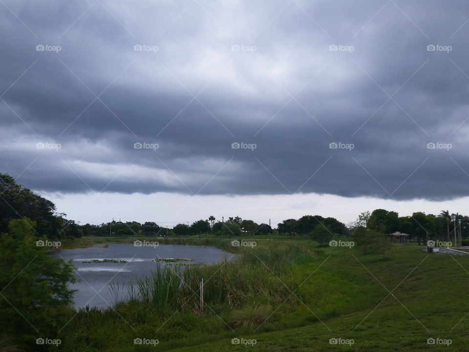 The edge of the storm